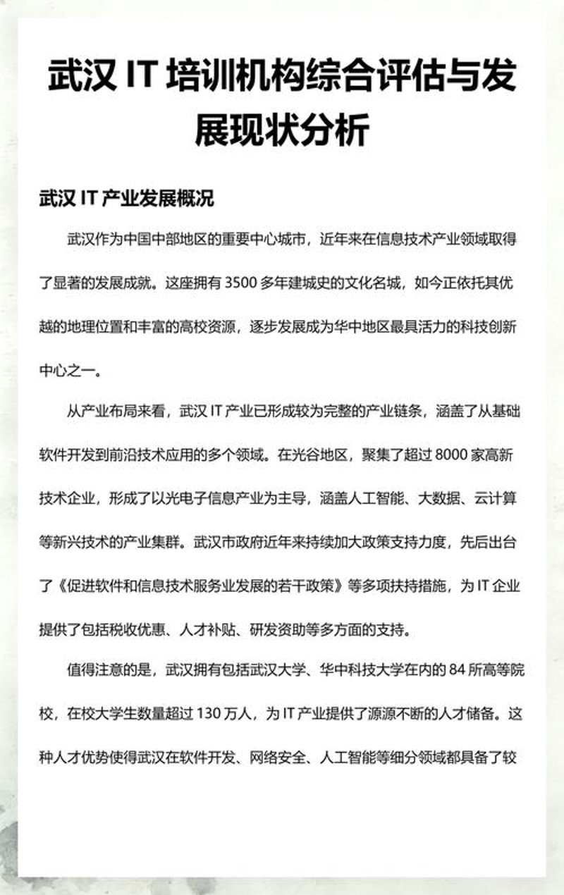 武汉软件定制开发：让企业焕发生机的新引擎
